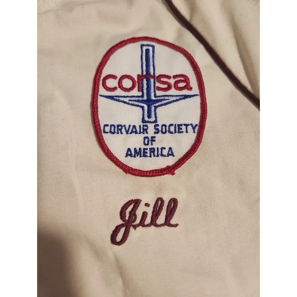Vintage Chevrolet Corvair Society Circle City Indiana Jacket 70s 80s Jill Rare - Picture 4 of 8